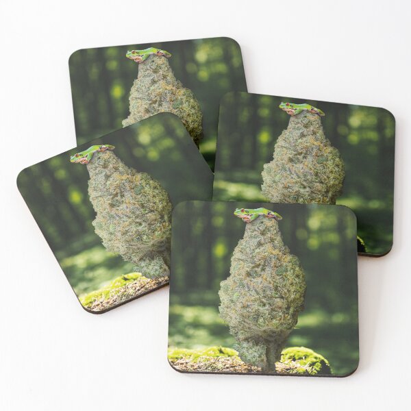 Item preview, Nug Art Poster / Prints - Frog sitting on nug designed and sold by gypsywander.