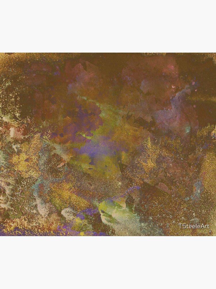 Thumbnail 5 of 5, Mouse Pad, Neon Seas in Ochre designed and sold by TSteeleArt.