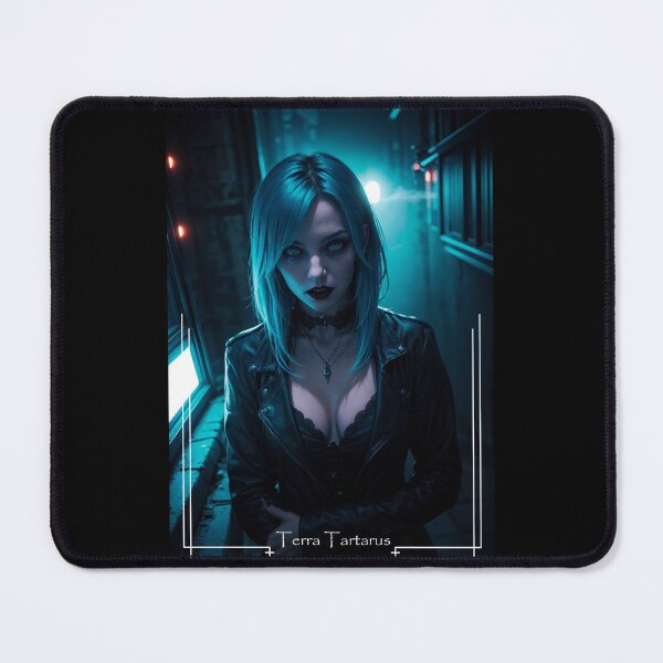 Item preview, Neon Demon: Blue Neon Temptation designed and sold by TerraTartarus.