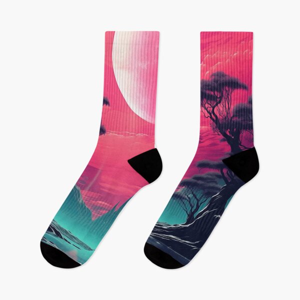 Item preview, Neon Tropic Mirage: Aesthetic Synthwave Fantasy designed and sold by Mullet Monkey.