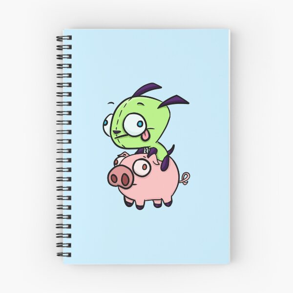 Item preview, Gir riding a pig designed and sold by DimSumDoodles.
