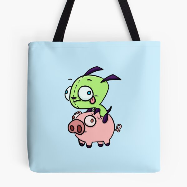 Item preview, Gir riding a pig designed and sold by DimSumDoodles.