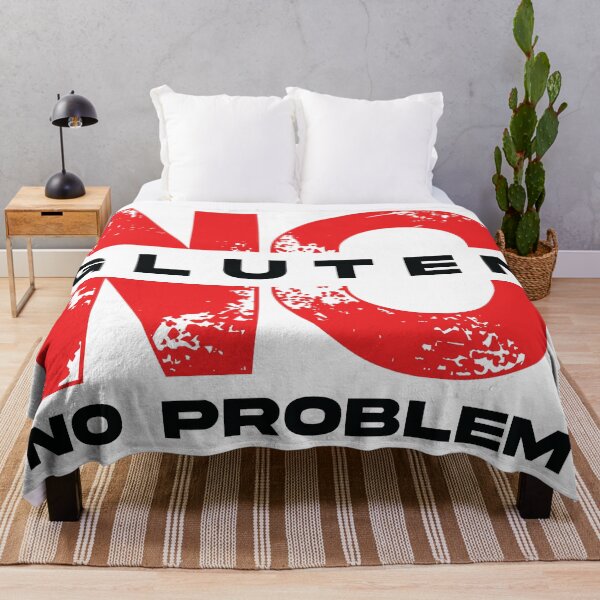 Item preview, "No Gluten No Problem" t shirt bright mode design designed and sold by MyGluteesFree77.