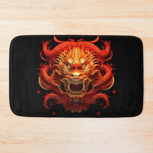 Item preview, Dragon's Reflection: A Fluorescent Journey designed and sold by AI-Only Creations.
