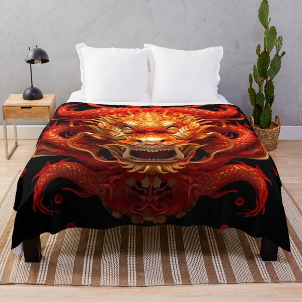 Item preview, Dragon's Reflection: A Fluorescent Journey designed and sold by AI-Only Creations.