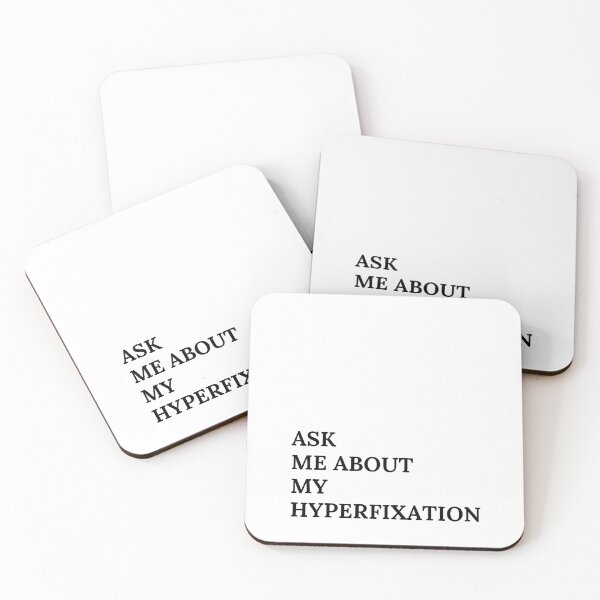 Item preview, Ask me about my hyperfixation - Minimalist Design designed and sold by RM-Journey.