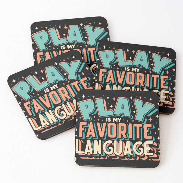 Item preview, Play is my favorite language in style retro designed and sold by Pawel Oska.