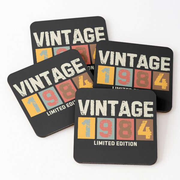 Item preview, VINTAGE 1984 RETRO FUNNY COLORFUL DISTRESSED BIRTHDAY GIFT designed and sold by Kipcio.