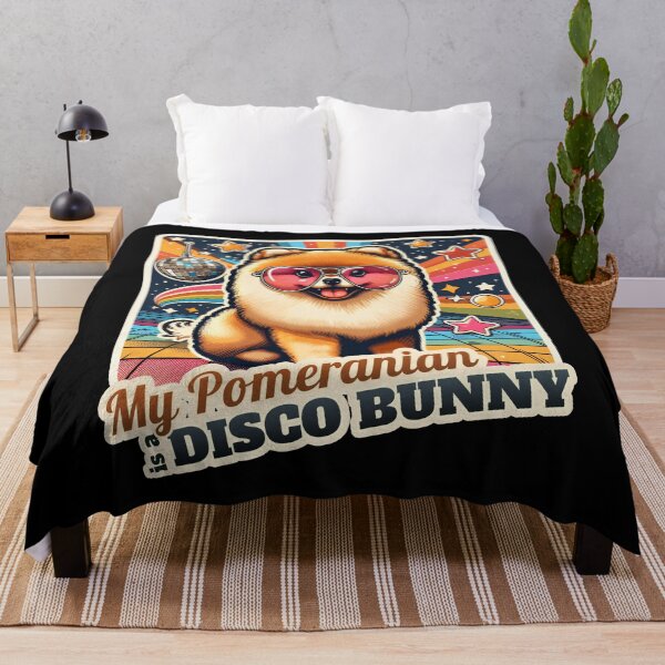 Item preview, Pomeranian Disco Bunny designed and sold by ThisDress.