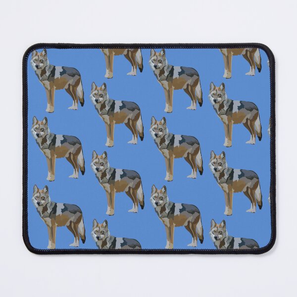 Item preview, M is for Mexican Wolf,Mexican Wolf Illustration – Endangered Canine Artwork designed and sold by PrettylittlepastelUk.