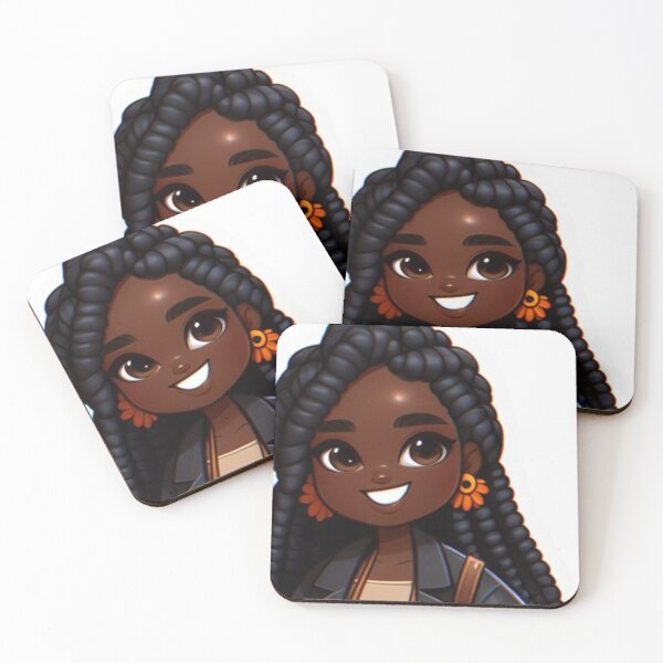 Item preview, girl with braids designed and sold by GuidaCosta.