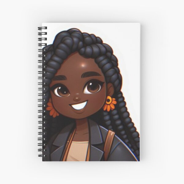 Item preview, girl with braids designed and sold by GuidaCosta.