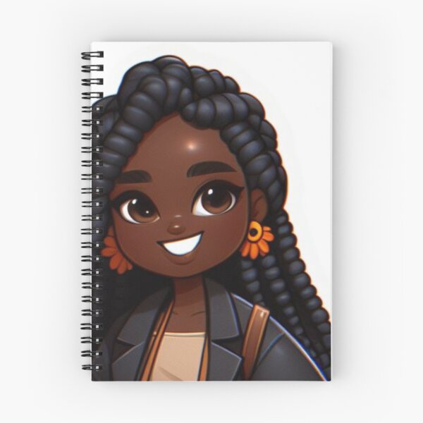 Item preview, girl with braids designed and sold by GuidaCosta.