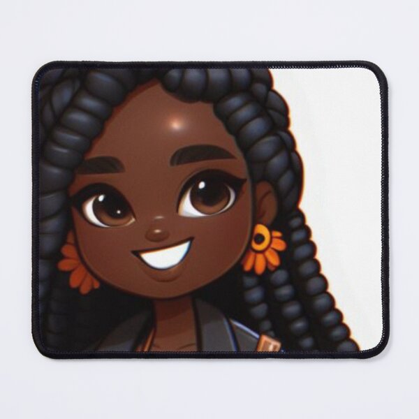 Item preview, girl with braids designed and sold by GuidaCosta.