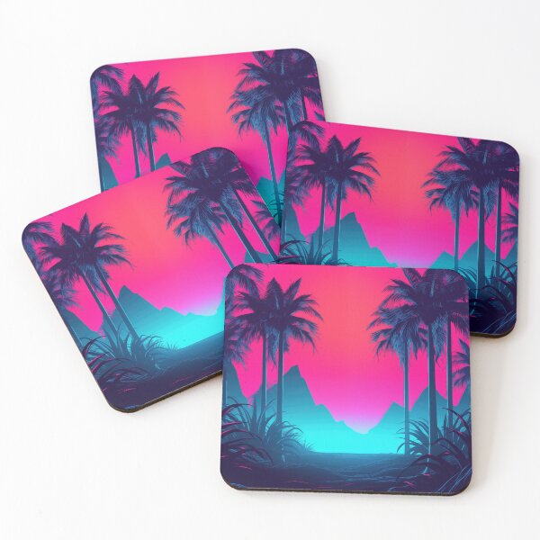 Item preview, Dreamscape Serenity: Neon Tropic Dreams designed and sold by Mullet Monkey.