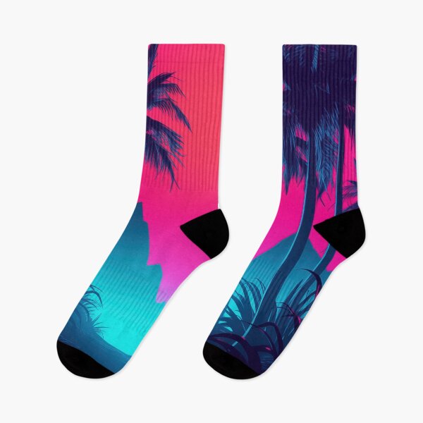 Item preview, Dreamscape Serenity: Neon Tropic Dreams designed and sold by Mullet Monkey.