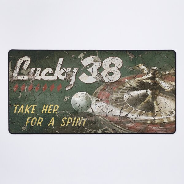 Vista previa del artículo con la obra «Anuncio Lucky 38», diseñado y vendido por EndlessElegance.