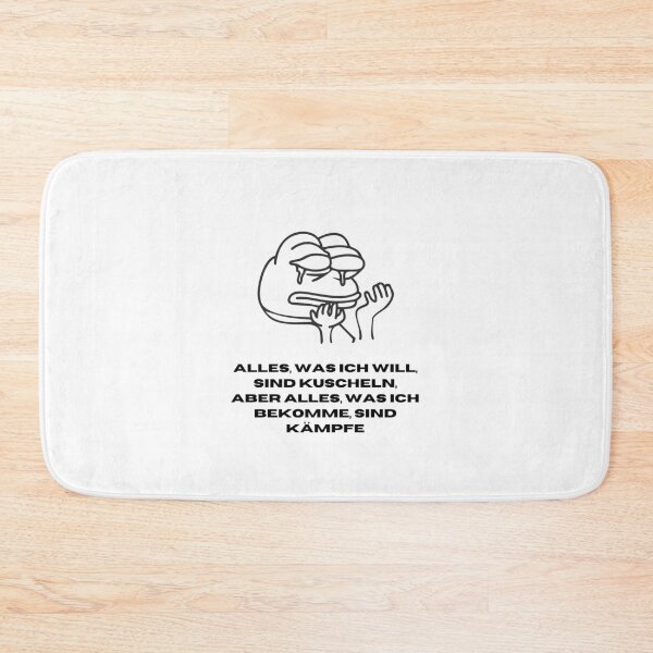 Item preview, Alles, was ich will, sind Kuscheln, aber alles, was ich bekomme, sind Kämpfe - Snuggles vs. Struggles Design designed and sold by RM-Journey.