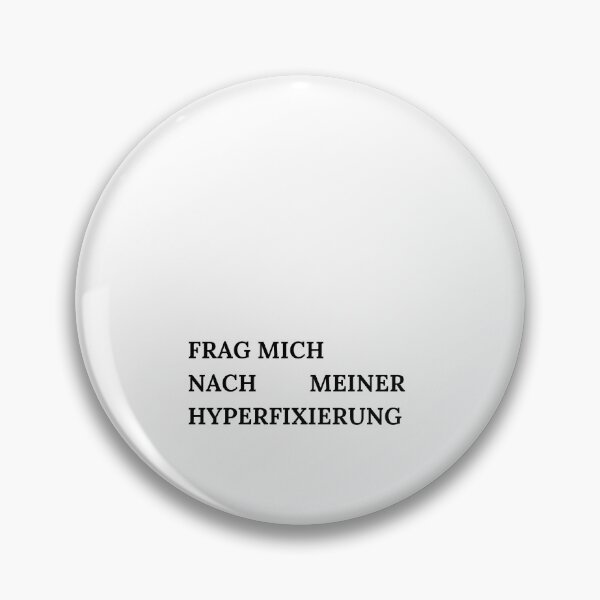 Item preview, Frag mich nach meiner Hyperfixierung - Minimalist Design designed and sold by RM-Journey.
