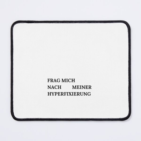 Item preview, Frag mich nach meiner Hyperfixierung - Minimalist Design designed and sold by RM-Journey.