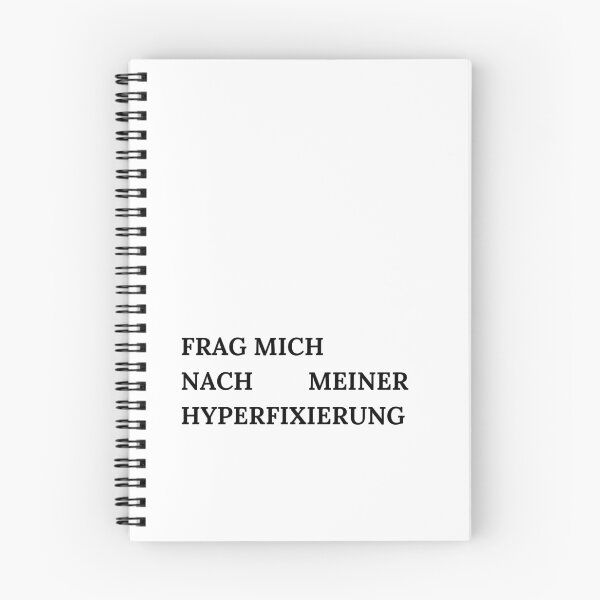 Item preview, Frag mich nach meiner Hyperfixierung - Minimalist Design designed and sold by RM-Journey.