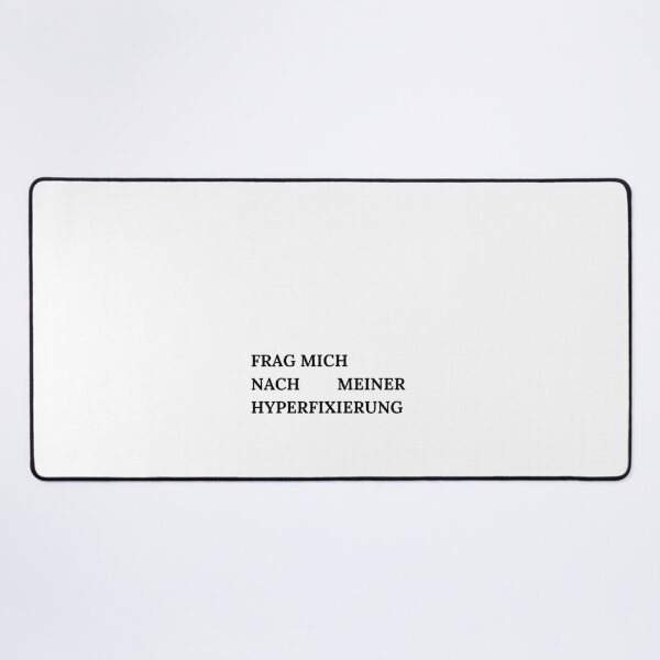 Item preview, Frag mich nach meiner Hyperfixierung - Minimalist Design designed and sold by RM-Journey.