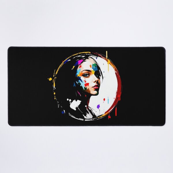 Item preview, Girl's face in abstract style designed and sold by Sopilka.