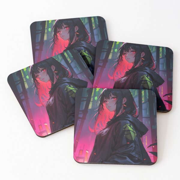 Item preview, Cyberpunk anime girl designed and sold by ShiroStore.