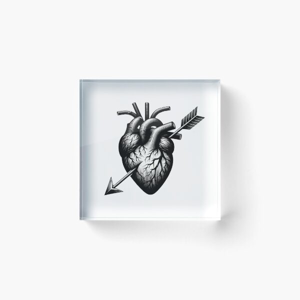 Item preview, arrowed heart designed and sold by The-Crazy-Thing.
