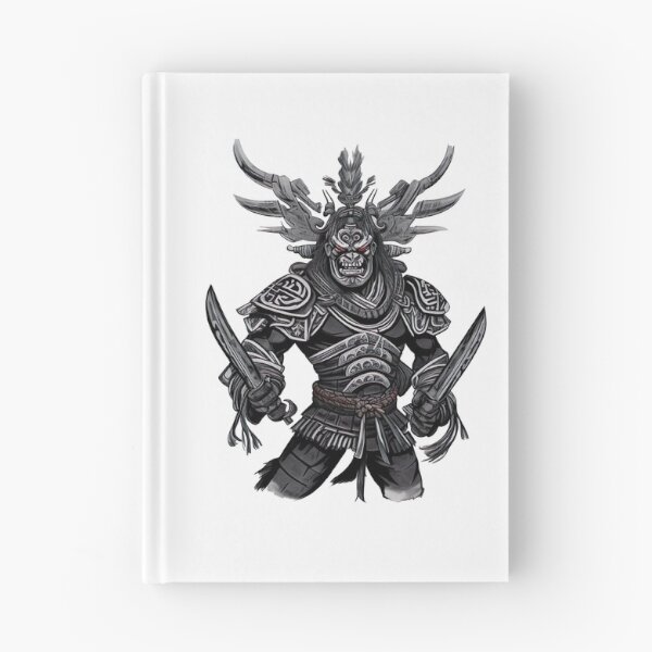 Item preview, Japan Japanese Samurai Warrior Oni Demon designed and sold by Frostquest.