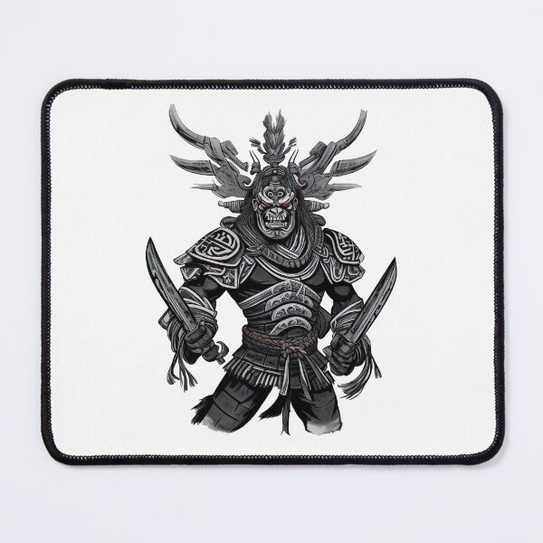Item preview, Japan Japanese Samurai Warrior Oni Demon designed and sold by Frostquest.