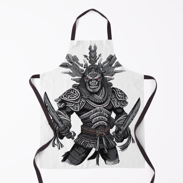 Item preview, Japan Japanese Samurai Warrior Oni Demon designed and sold by Frostquest.