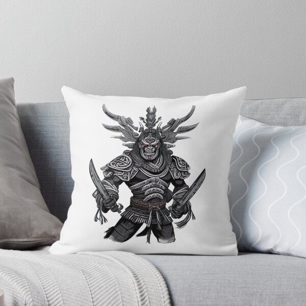 Item preview, Japan Japanese Samurai Warrior Oni Demon designed and sold by Frostquest.