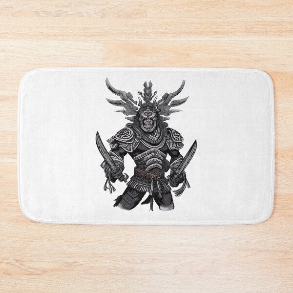 Item preview, Japan Japanese Samurai Warrior Oni Demon designed and sold by Frostquest.