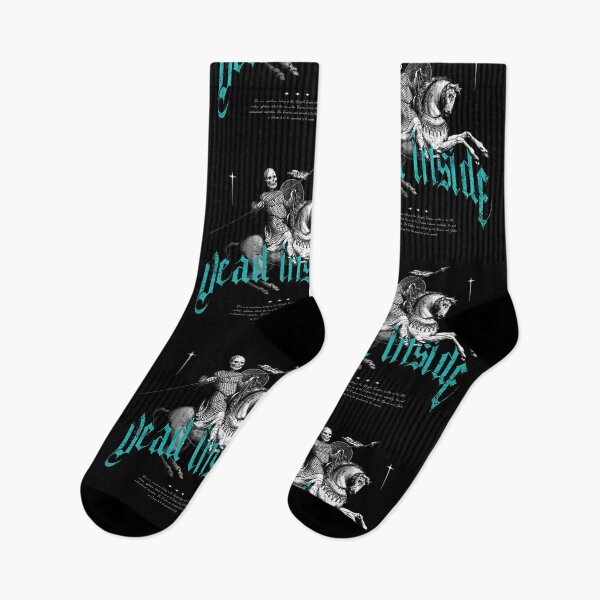 Item preview, Vintage Dead Inside | Vintage | Dark Fantasy | Quote | Blue designed and sold by AngryBlackDog.