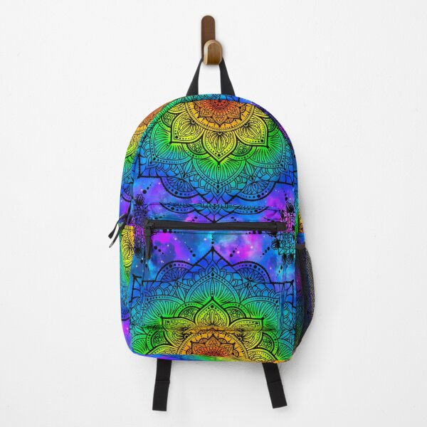Item preview, Dark Rainbow Mandala, buddhism, lotus, abstract art designed and sold by MayGreenAbgrall.