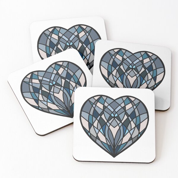 Item preview, Blue heart mosaic designed and sold by TraceyAyre.