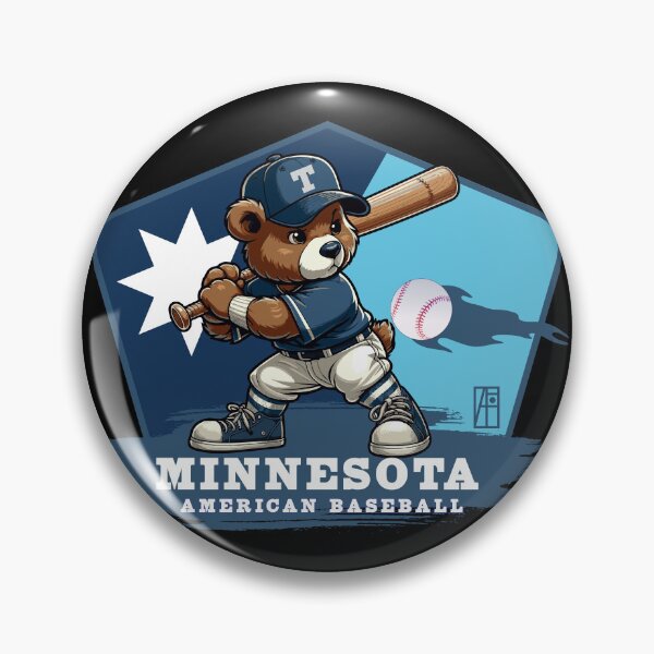 Item preview, USA - American BASEBALL - Minnesota - Baseball mascot - Minnesota baseball designed and sold by ArtProjectShop.