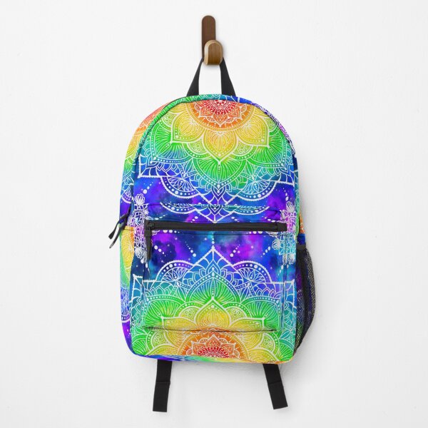 Item preview, Rainbow Mandala, buddhism, lotus, abstract art designed and sold by MayGreenAbgrall.