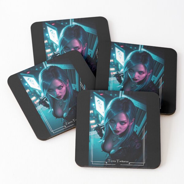 Item preview, Neon Demon: Blue Neon Temptation III designed and sold by TerraTartarus.