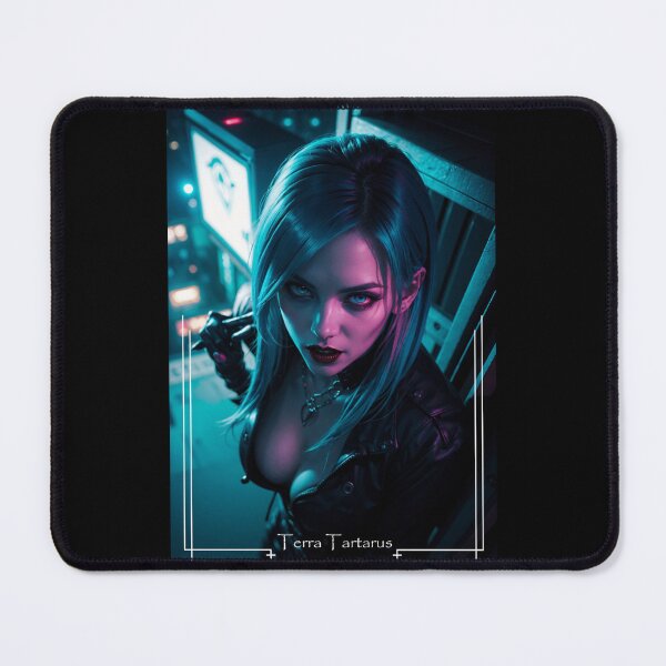 Item preview, Neon Demon: Blue Neon Temptation III designed and sold by TerraTartarus.
