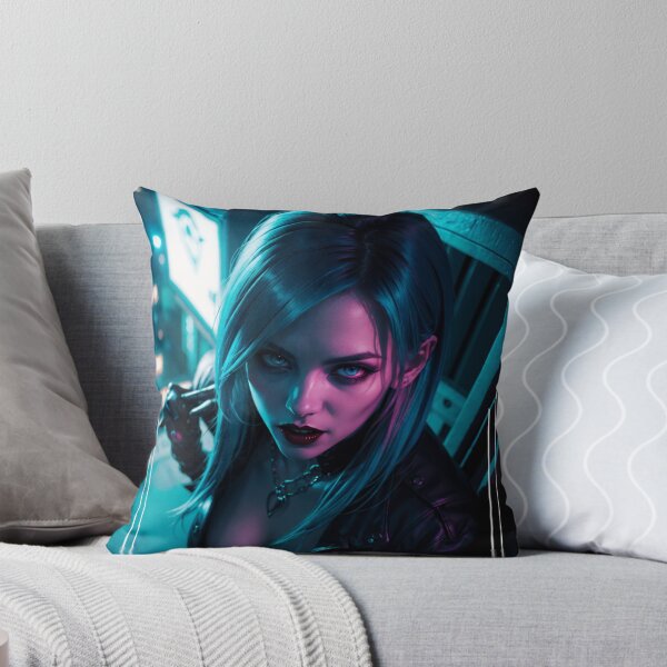 Item preview, Neon Demon: Blue Neon Temptation III designed and sold by TerraTartarus.