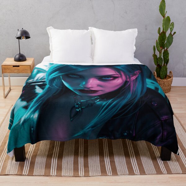 Item preview, Neon Demon: Blue Neon Temptation III designed and sold by TerraTartarus.