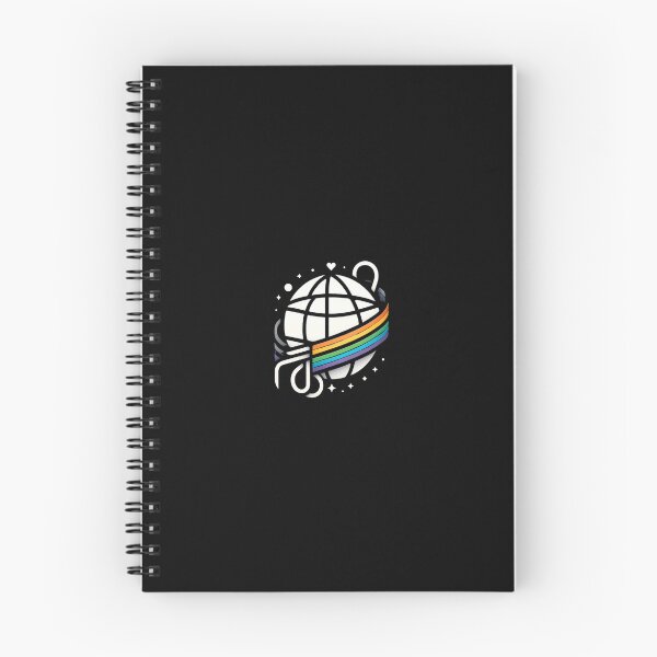 Item preview, Global Unity and Peace Rainbow Ribbon Globe Design designed and sold by Harim-L.