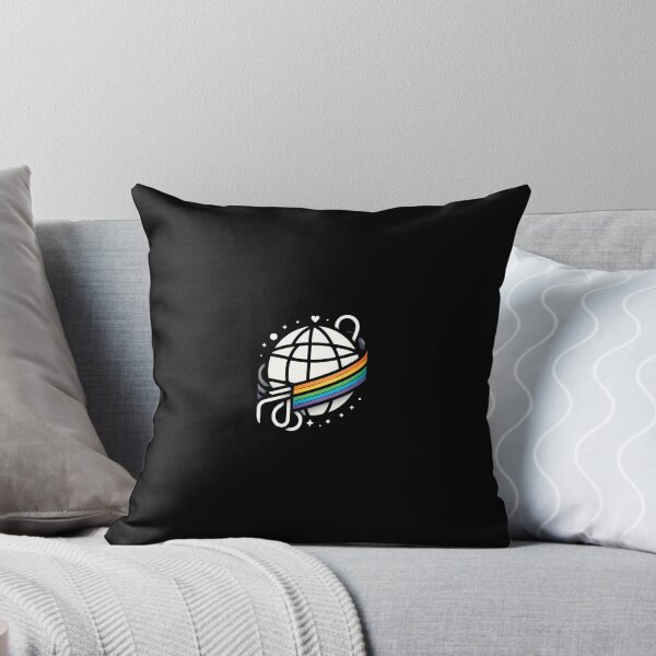 Item preview, Global Unity and Peace Rainbow Ribbon Globe Design designed and sold by Harim-L.