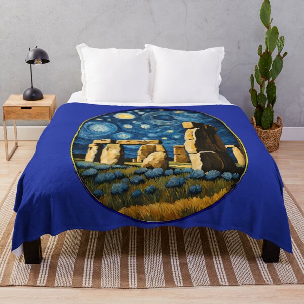 Item preview, Stonehenge Moon Van Gogh Style T-Shirt designed and sold by leyfinder.