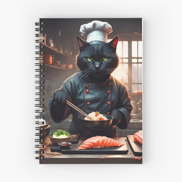 Item preview, Sushi Chef Cat designed and sold by PyxieZen.