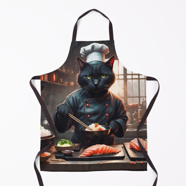 Item preview, Sushi Chef Cat designed and sold by PyxieZen.