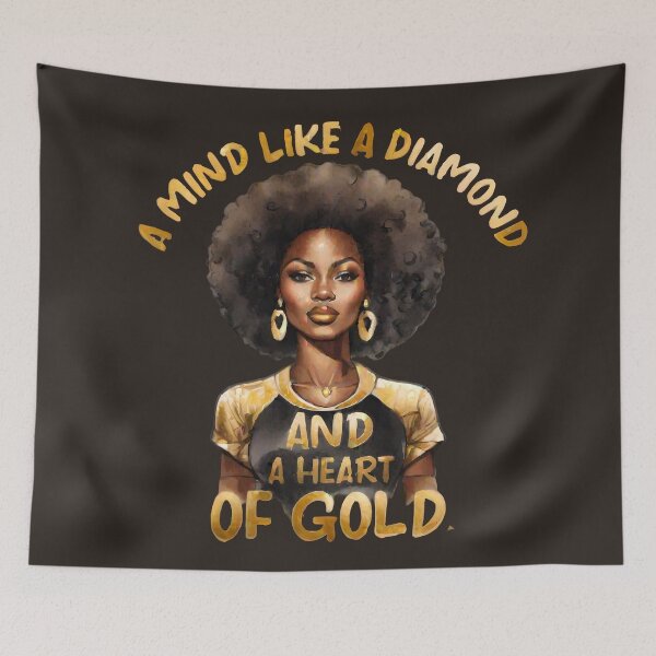Item preview, A Mind Like a Diamond and a Heart of Gold designed and sold by @ndrys.