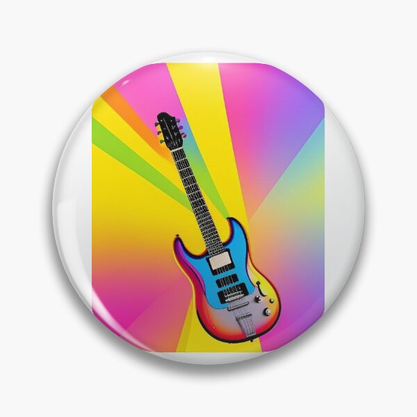 Artikelvorschau, Eine bunte Gitarre entworfen und verkauft von Elilson.